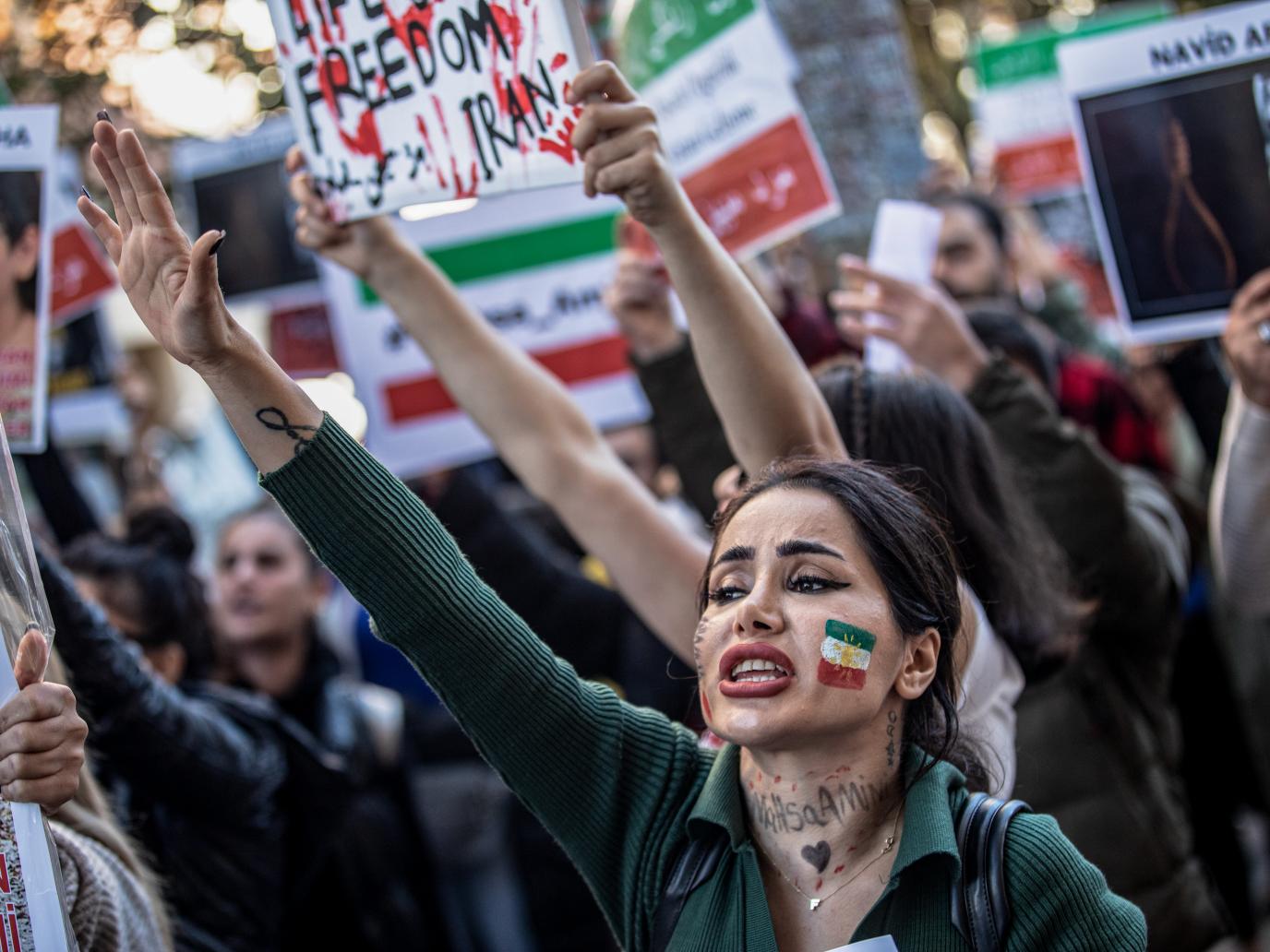 Iran-Demonstration in Istanbul