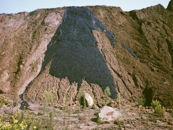Robert Smithson, Asphalt Rundown, 1969