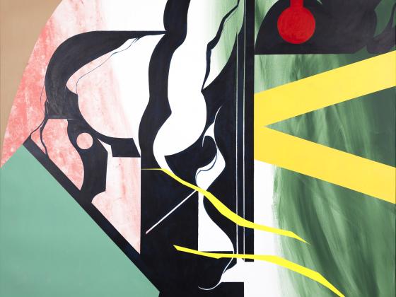 Alexander Schulz, Histogramm, 2026, Acryl auf Leinwand, 170 x 150 cm