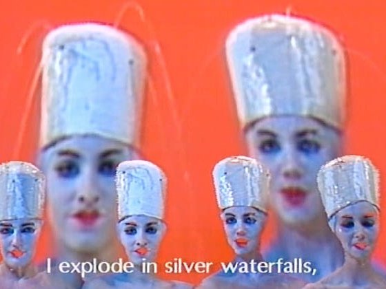 Lydia Schouten, I explode in silver waterfalls, 1986
