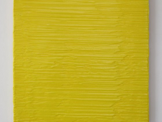 Dieter Villinger "Heliogelb" bei Galerie Braun, Stuttgart