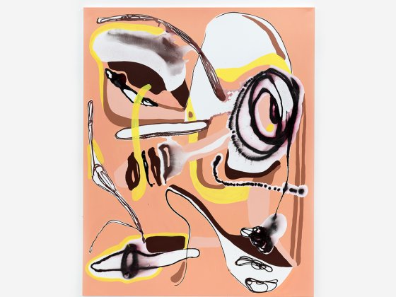 Jana Schröder, JOANIVERSE XBLD M7, 2025, acrylic on canvas, 200 x 160 cm, photo: Alexander Romey