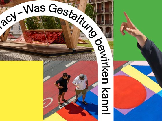 Ausstellungsplakat mit Ausstellungstitel 