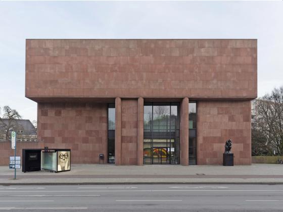 Straßenansicht Kunsthalle Bielefeld 