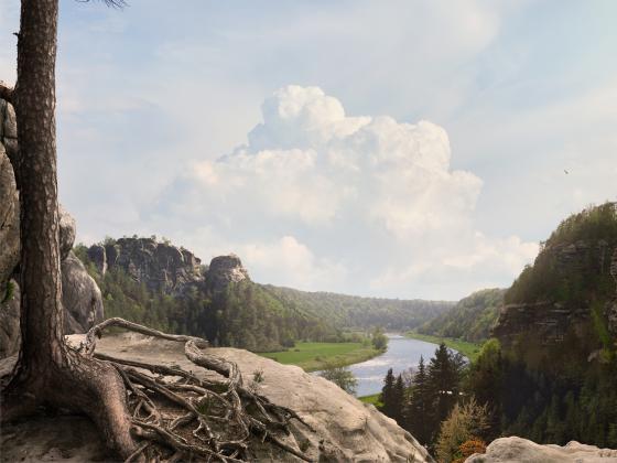 Maria Sturm, aus der Installation Ein Gleichnis,  Ideale Landschaft, 2019, Fotografie © Künstlerin