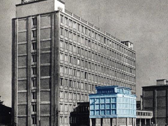 New art space in the former rooms of the Polish radio factory UNITRAS Marcin Kasprzak from the 1950s.