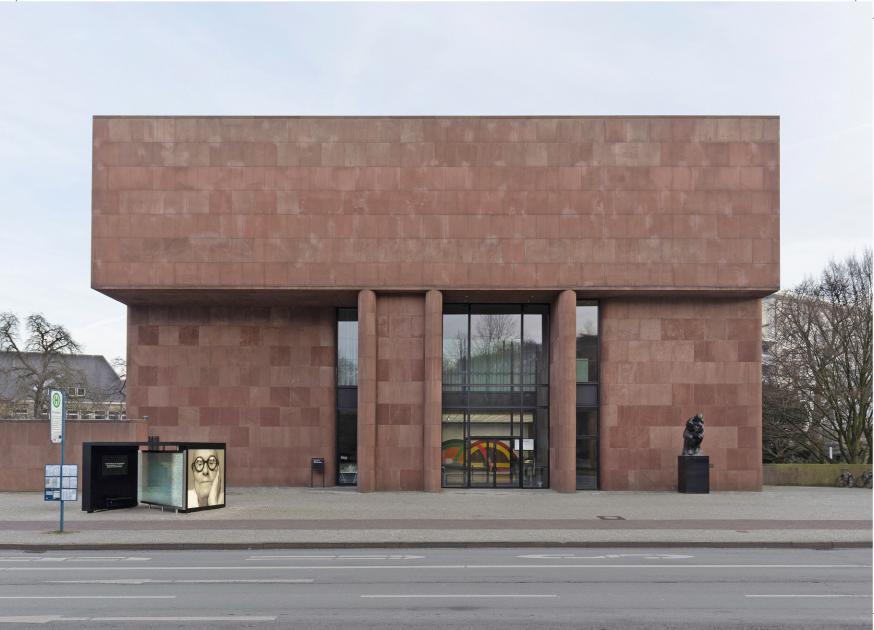 Straßenansicht Kunsthalle Bielefeld 