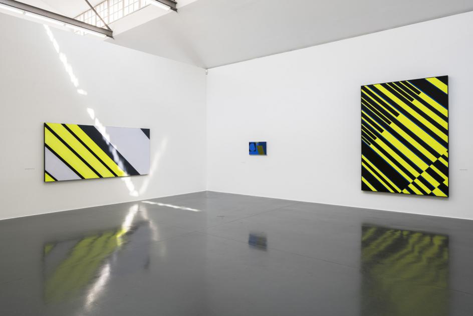Ausstellungsansicht Günter Fruhtrunk, Walter Storms Galerie, 2018