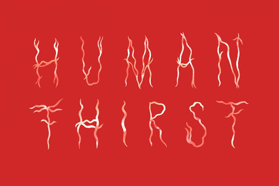 "HUMANTHIRST" is a collaborative project by two interdisciplinary artists - Pauline Canavesio and Jan Durina. The exhibition links their artworks in the form of video, sculpture, textile, photography, drawing and sound art. Canavesio met Durina during her BORA residency with Amplify Berlin in early 2019 and they have been continuously collaborating ever since. @ACUD Galerie Berlin