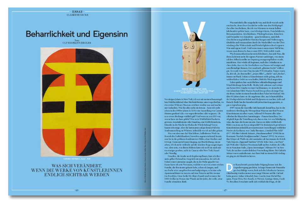 Spread Künstlerinnen Monopol 05/2025