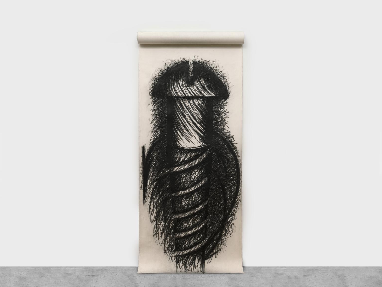 Judith Bernstein "One Panel Vertical", 1977-78