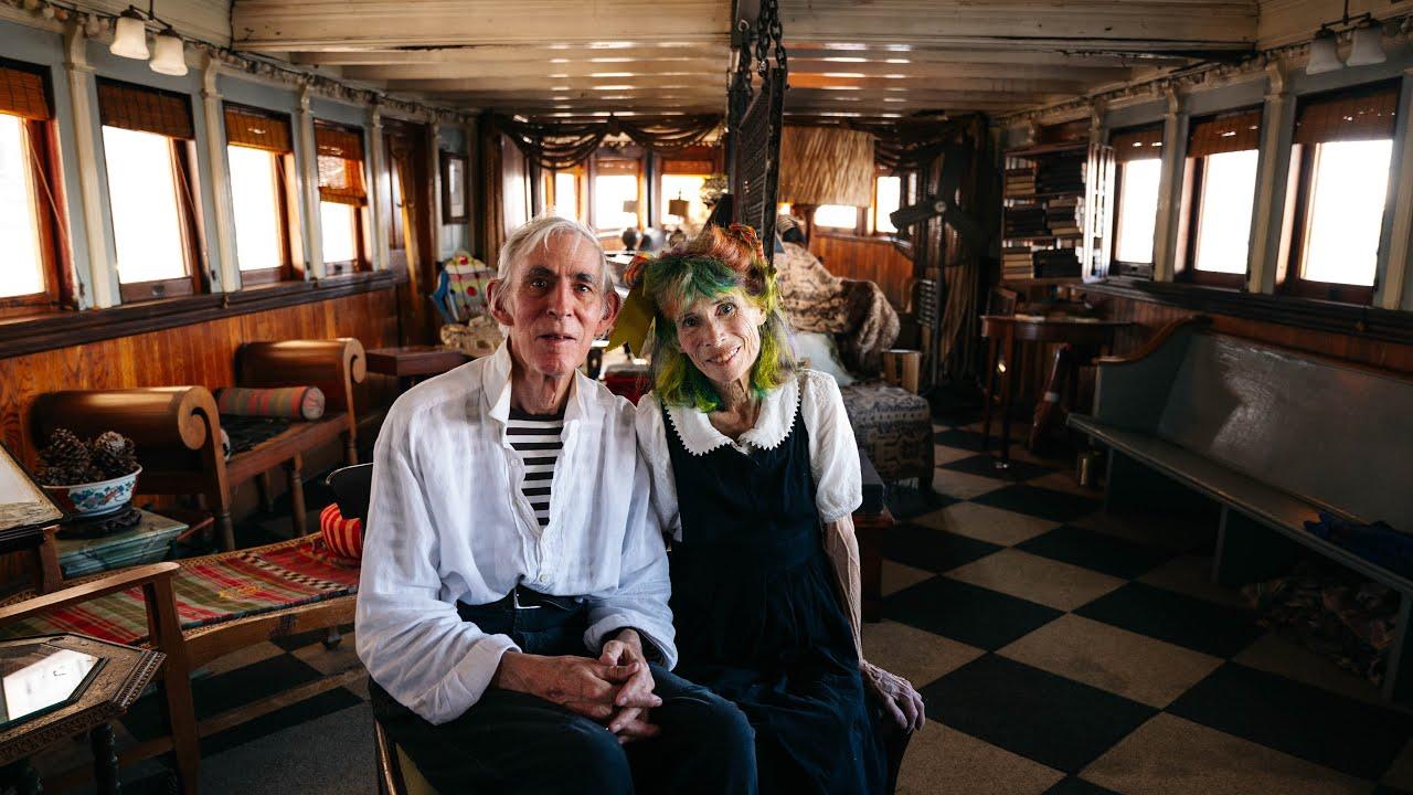 Victoria and Richard MacKenzie-Childs auf ihrer Yankee Ferry