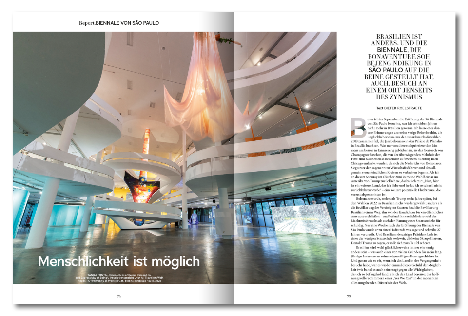 Monopol Spread Sao Paulo Biennale 11/2025