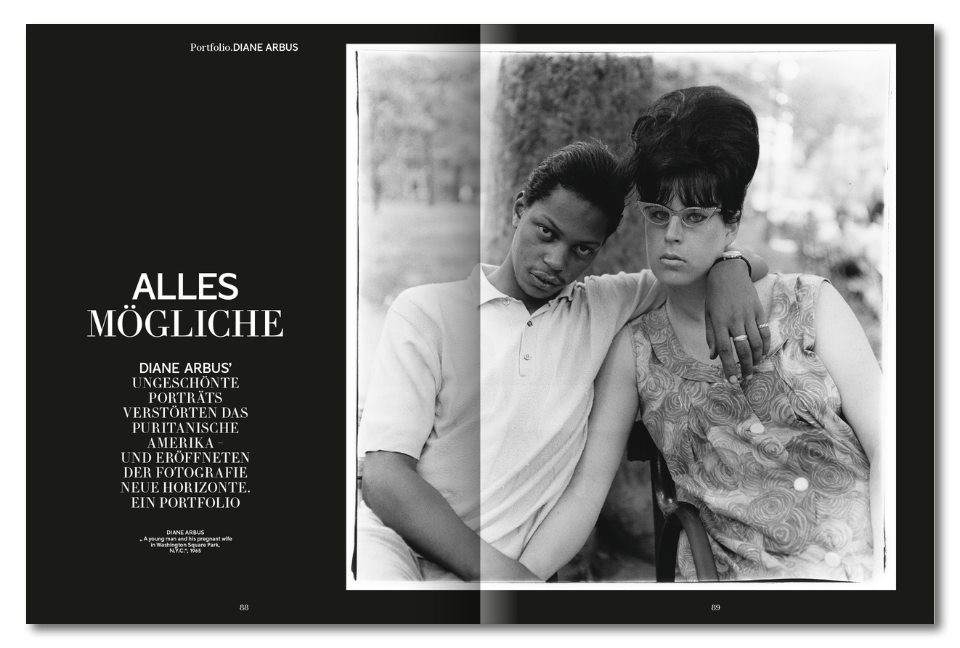 Monopol Spread Portfolio Diane Arbus 11/2025