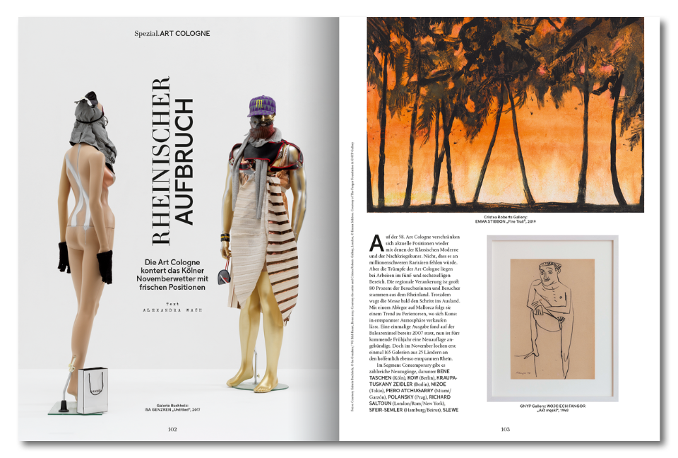 Monopol Spread Art Cologne 11/2025