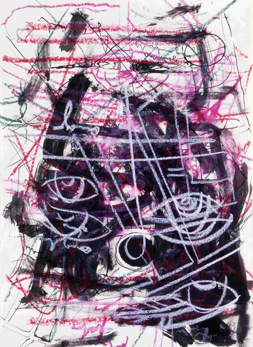 Carlfriedrich Claus "Entzündung", 1972/85