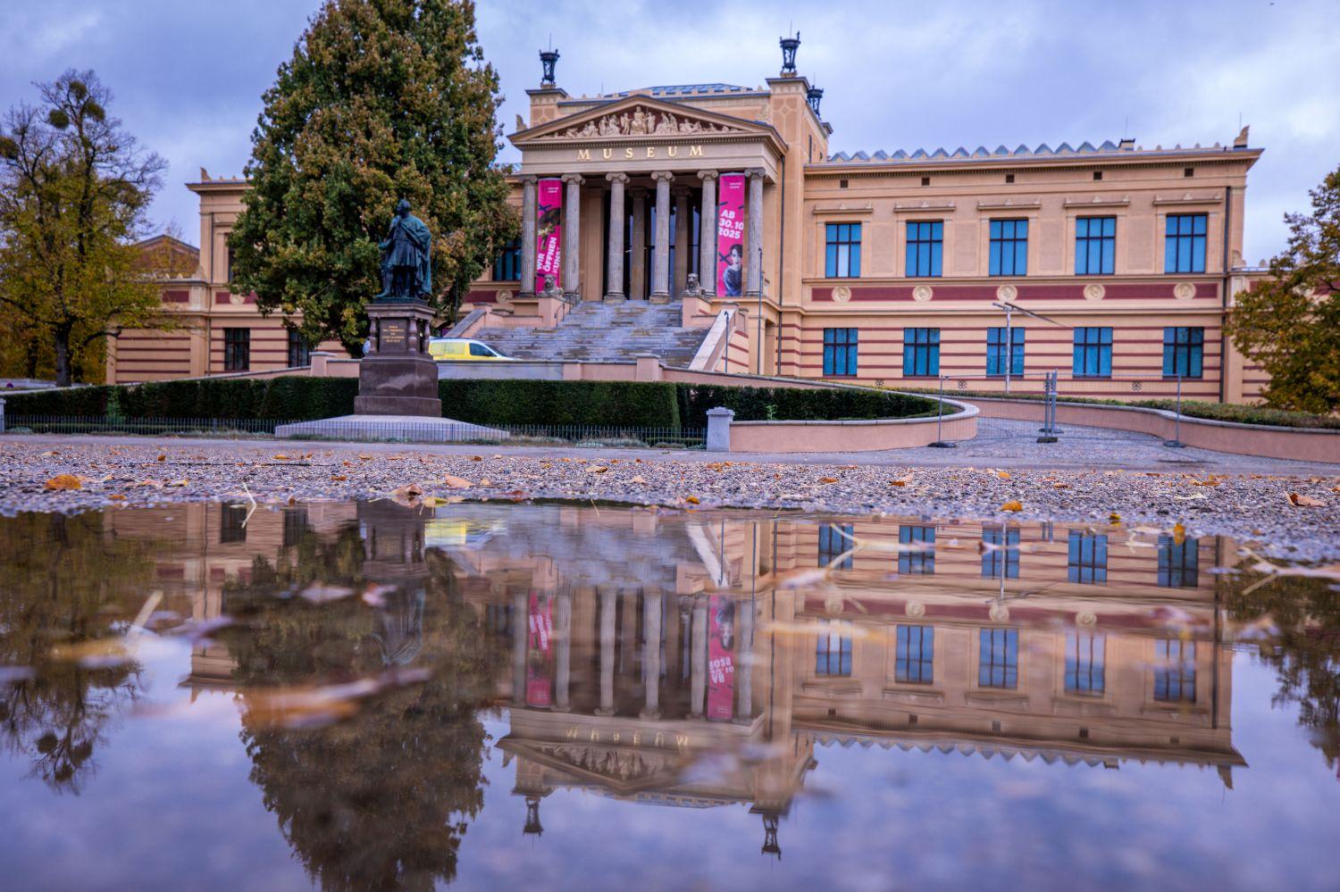 Das frisch renovierte Staatliche Museum in Schwerin