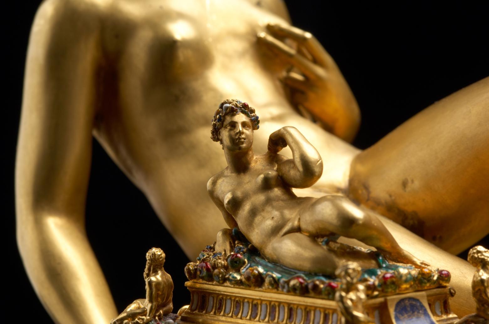 Die Saliera des italienischen Goldschmieds Benvenuto Cellini