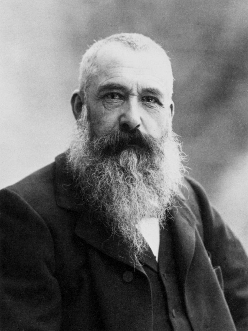 Claude Monet auf einer Aufnahme von Nadar aus dem Jahr 1899