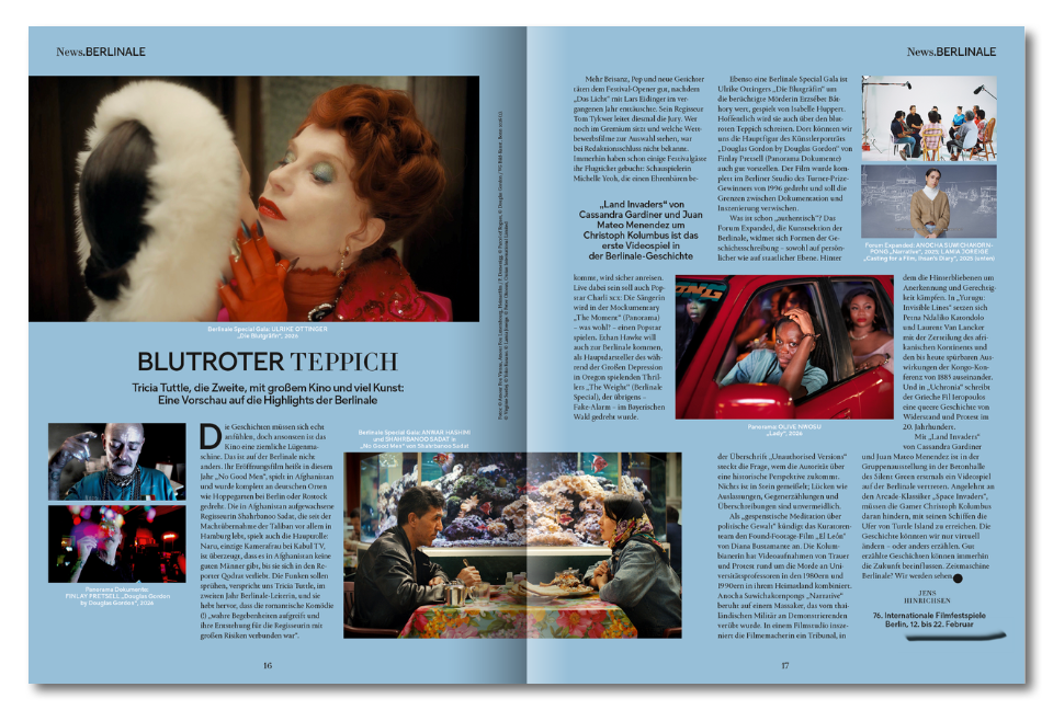 Doppelseite Monopol Berlinale Februar 2026