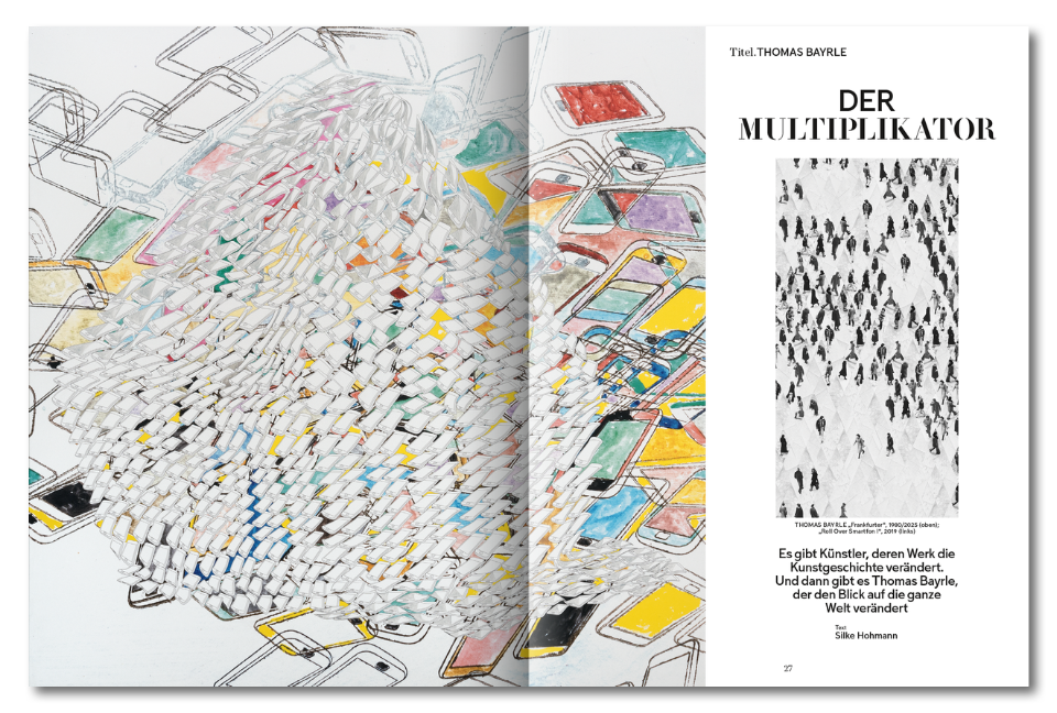 Doppelseite Monopol Thomas Bayrle Februar 2026