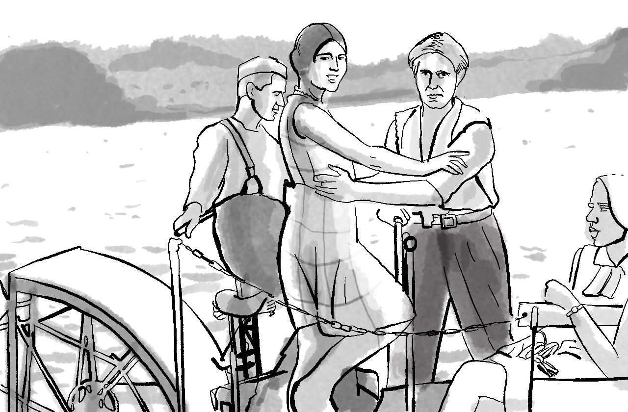 Illustration von Sambrabrezel