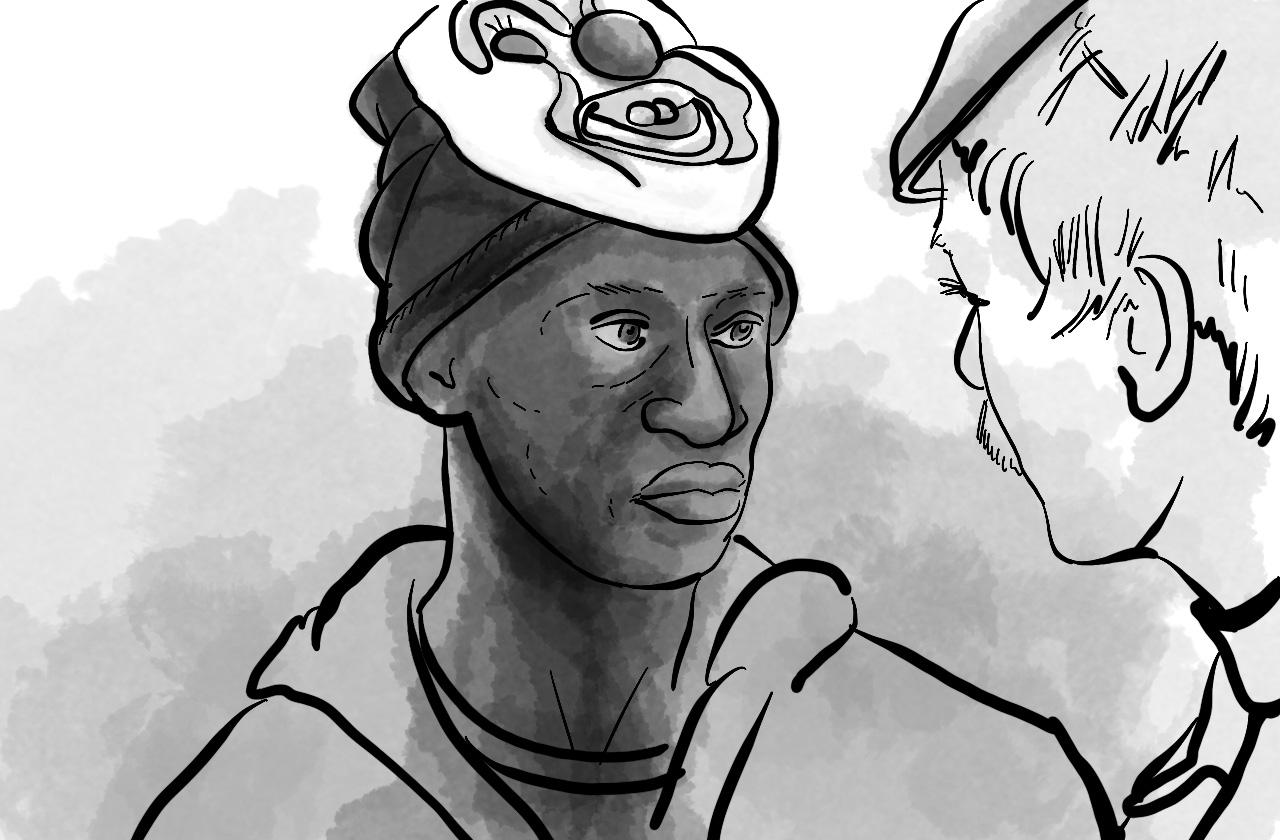 Illustration von Sambrabrezel