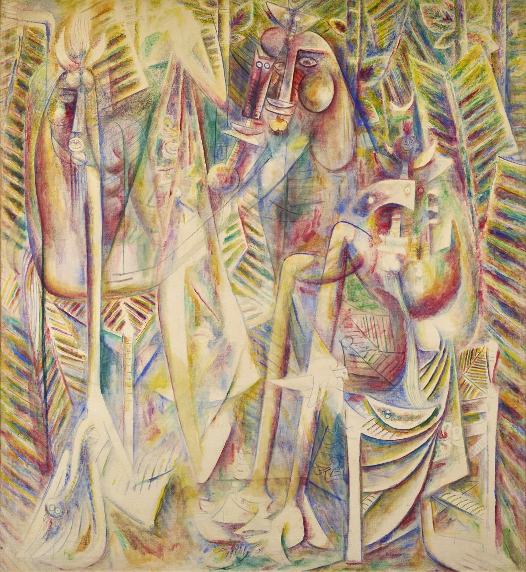 Wifredo Lam "Harpe astrale (Astral Harp)", 1944