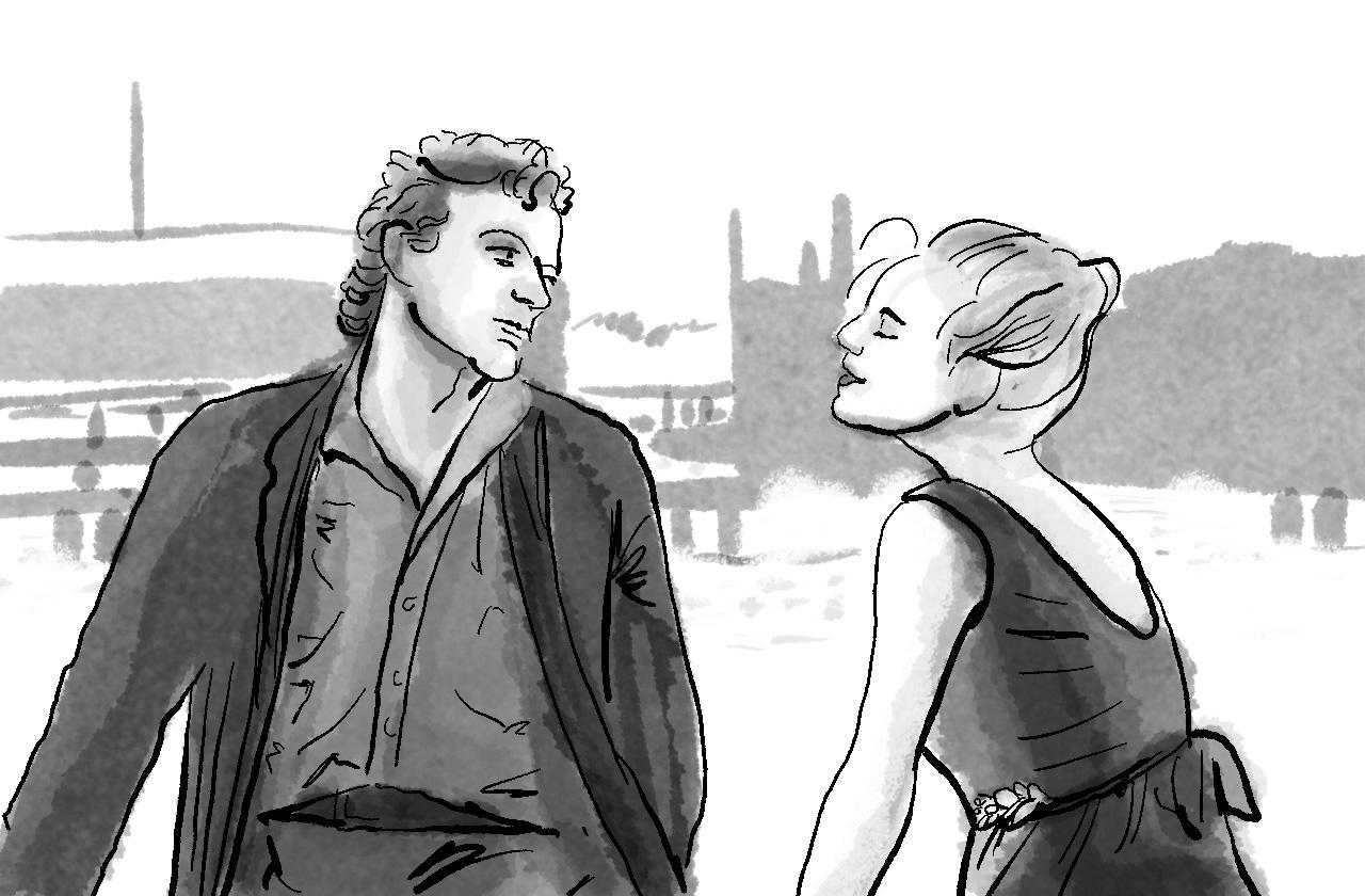 Illustration von Sambrabrezel