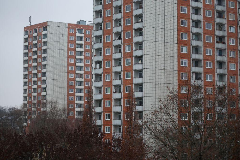 Wohnhäuser im Dresdner Stadtteil Prohlis