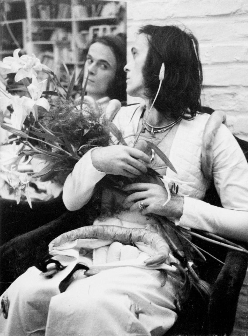 Jürgen Klauke "Selfperformance", Detail, 1972 