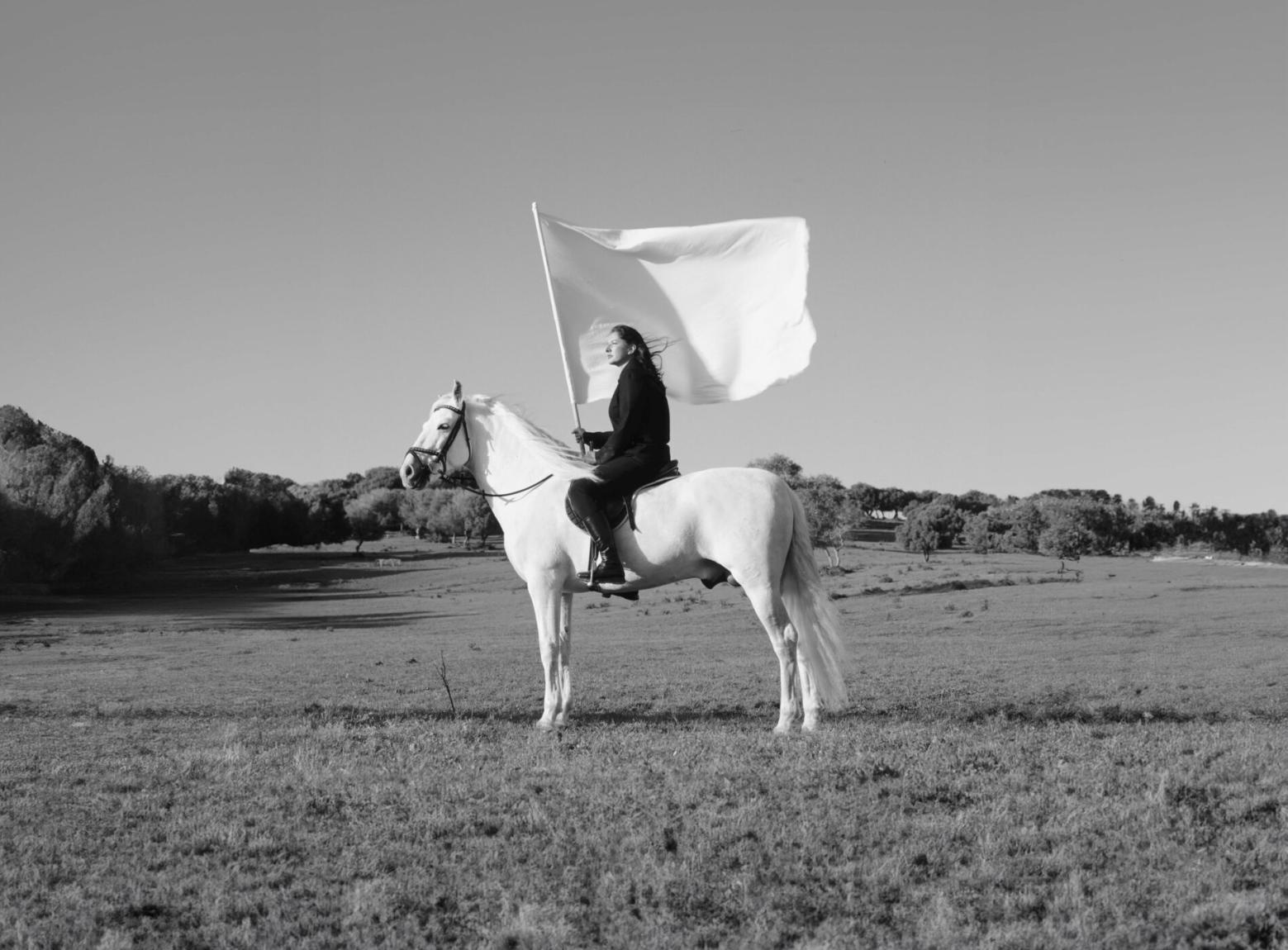 Marina Abramović "The Hero", 2001, video still