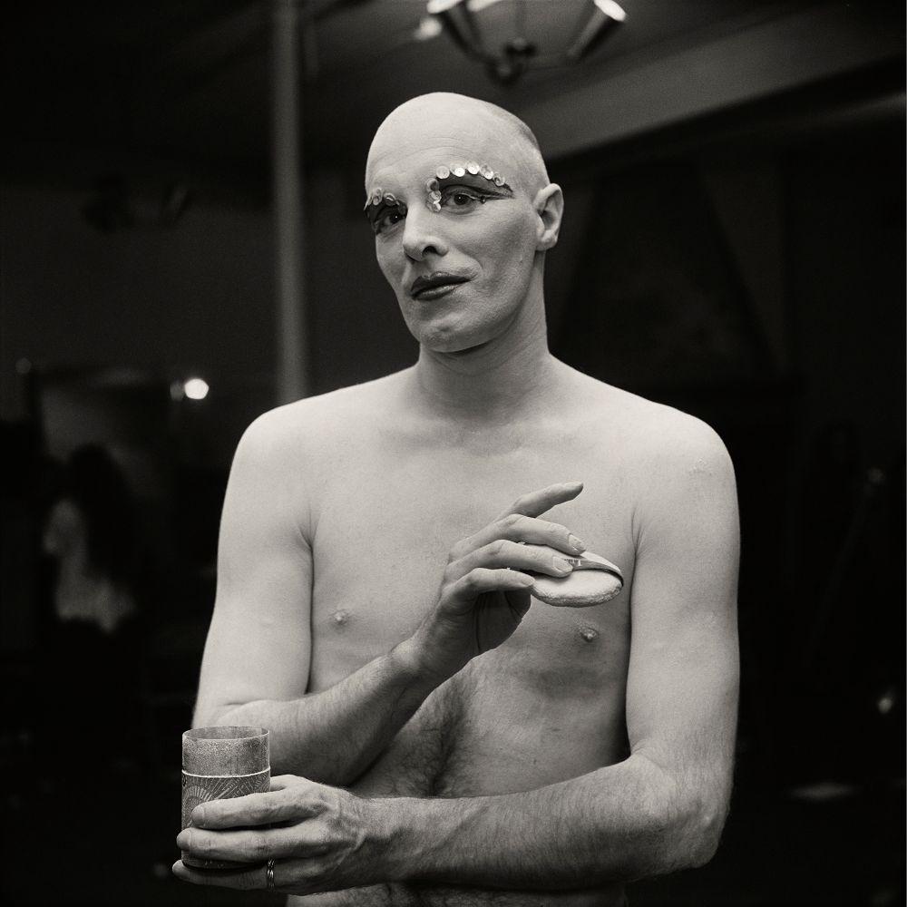 Peter Hujar "Larry Ree (II) (Backstage, St. Marks Church Christmas Pageant)", 1973