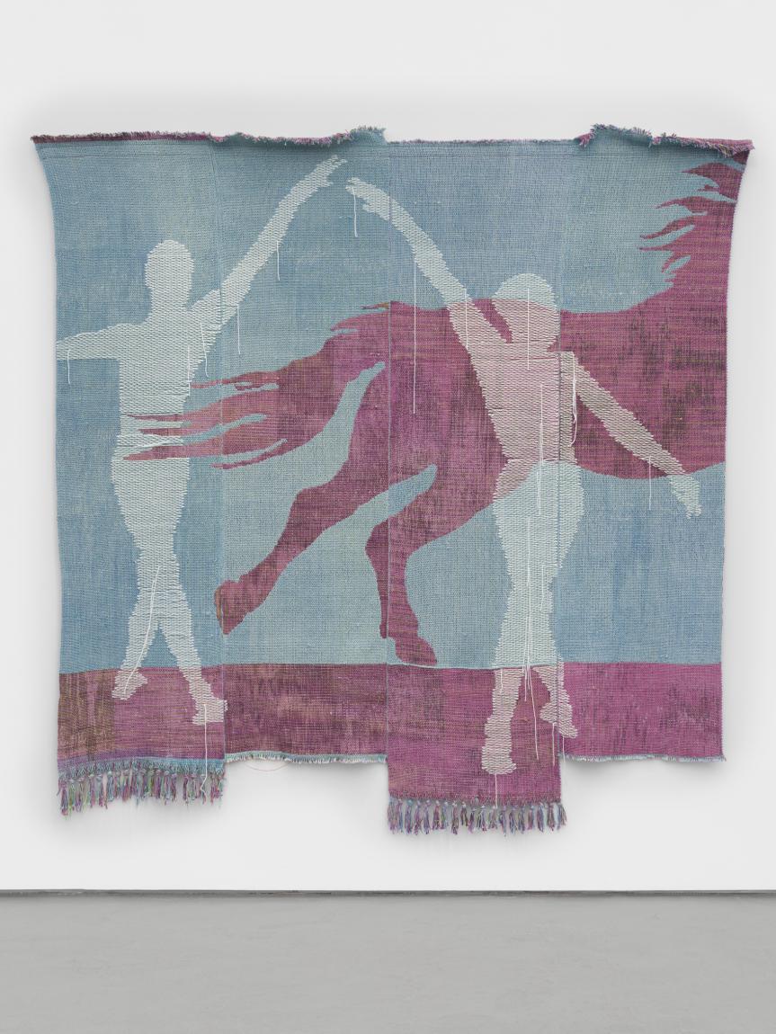 Diedrick Brackens "horse hoop", 2023