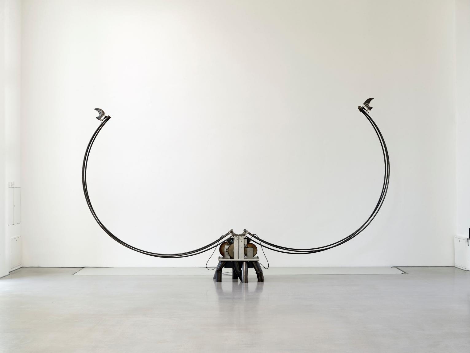 Rebecca Horn "Kuss des Rhinozeros", 1989 