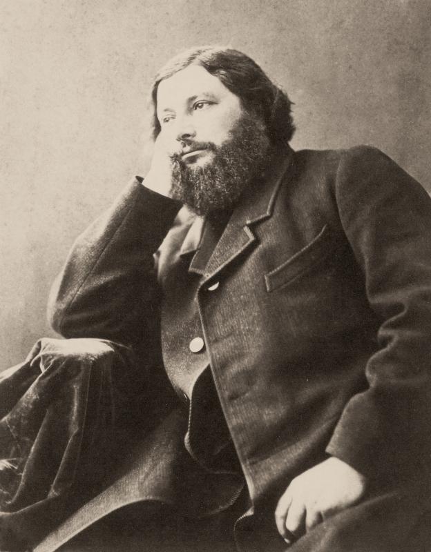 Felíx Nadars Porträt von Gustave Courbet 
