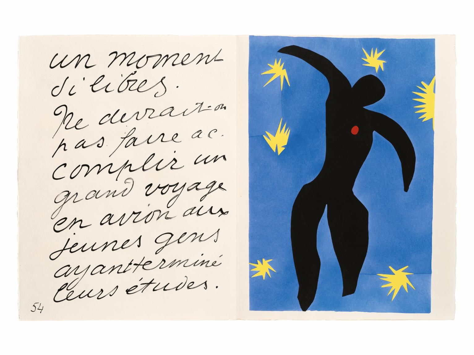 Henri Matisse "Jazz, 1947Ikarus (Icare)"