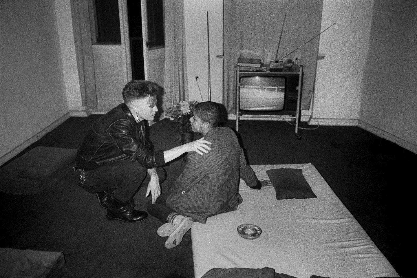Ulrich Wüst "Berlin, Pappelallee September 1984", aus der Serie "Notizen", 1984–1986 