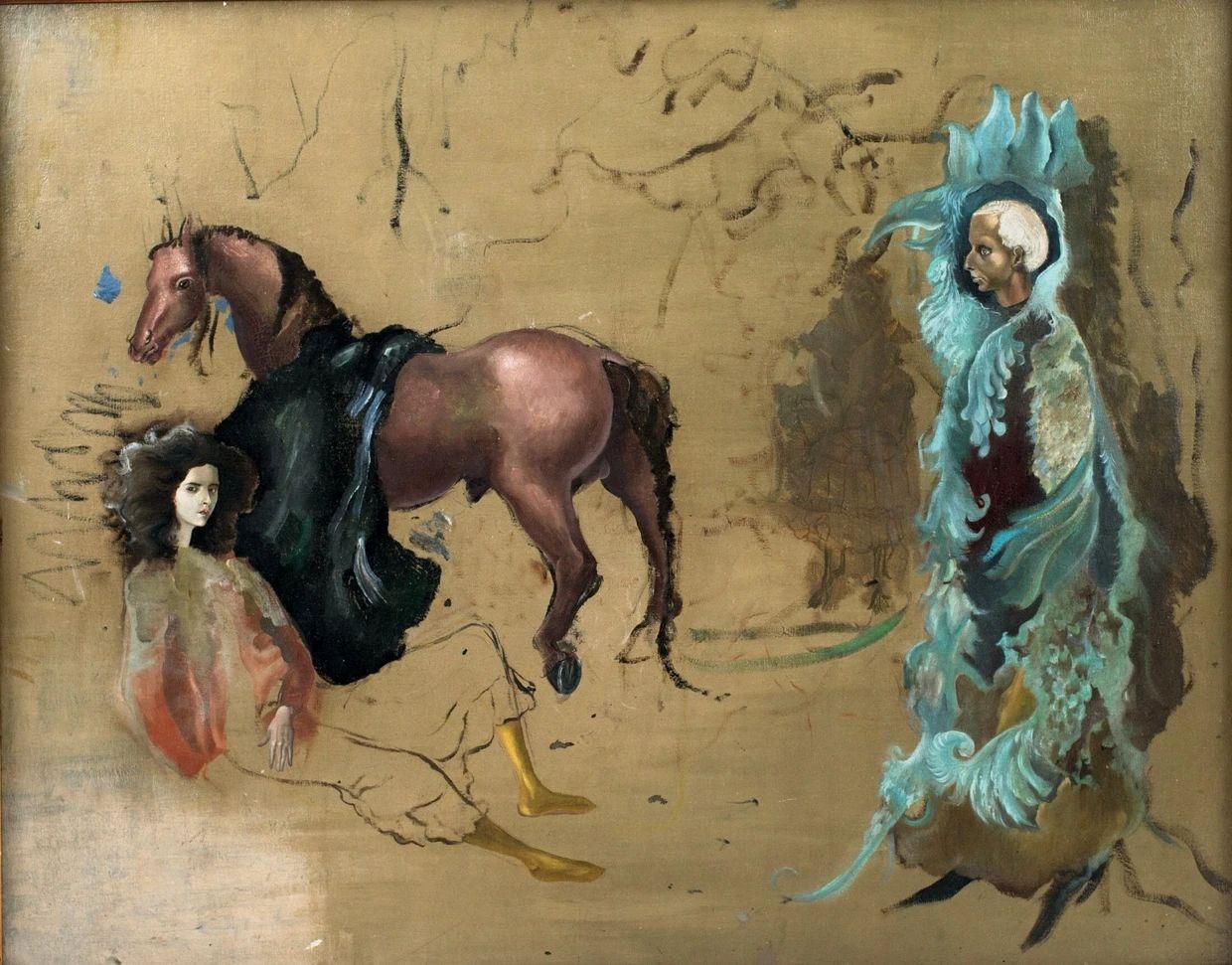 Leonora Carrington "Double Portrait (Self-Portrait with Max Ernst)", 1938