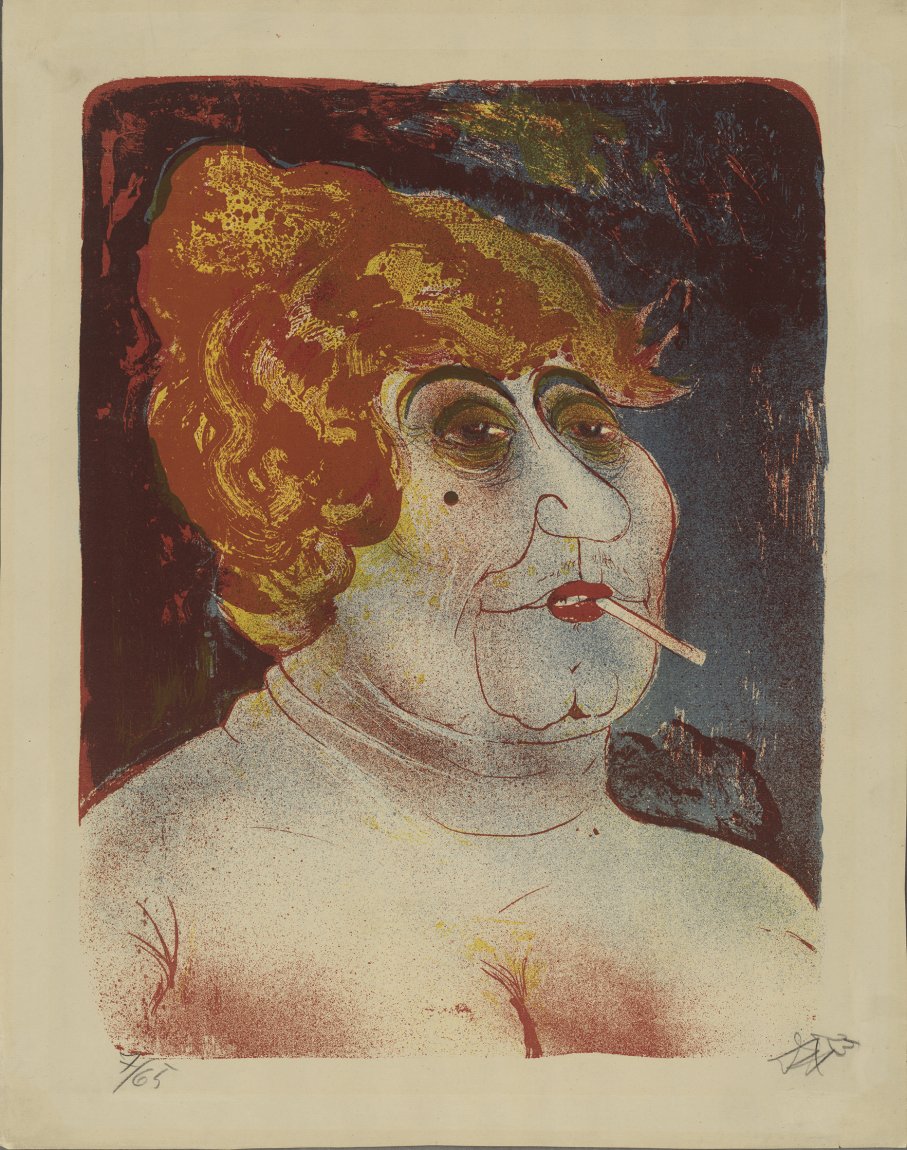Otto Dix "Die Kupplerin", 1923 