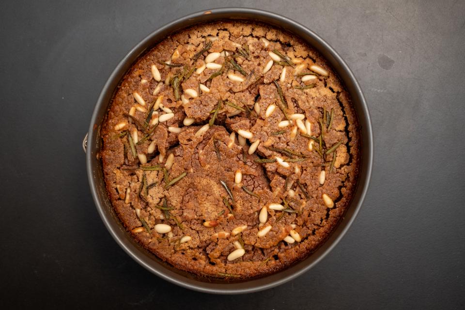 Kastanienkuchen à la Maurizio Nannucci