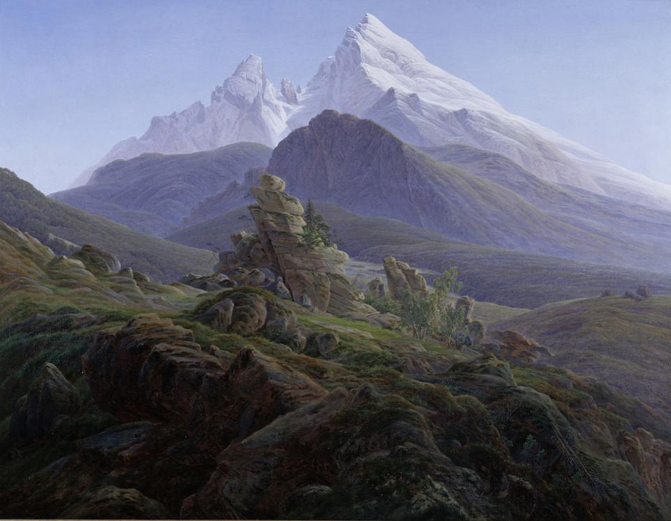 Caspar David Friedrich "Der Watzmann", 1824/25