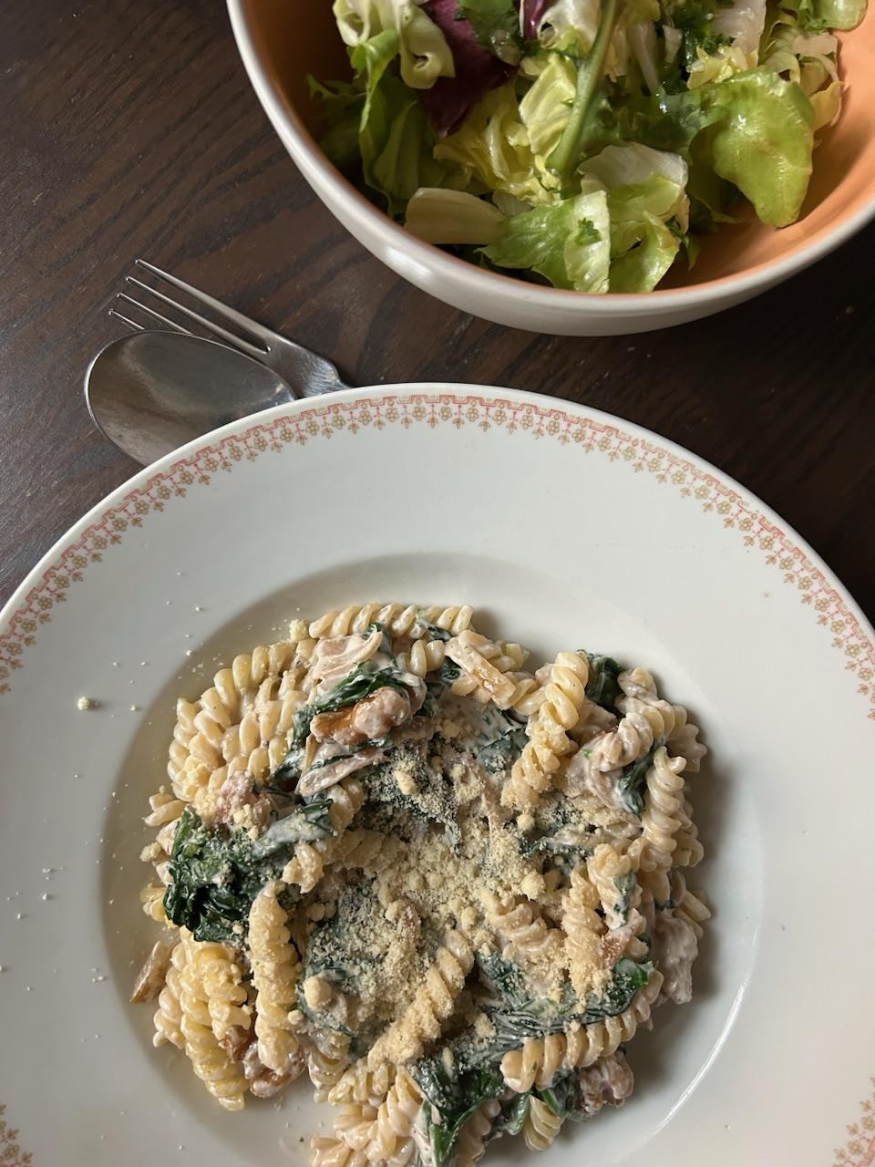 Spinat Pasta à la Mohamed Amjahid