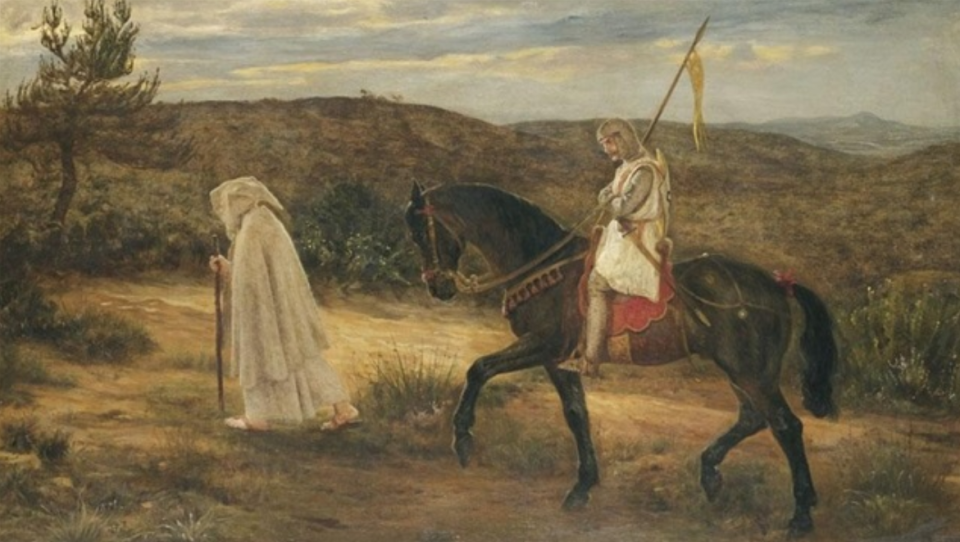 "Es war weder ein besonders eindrucksvolles Bild, noch war es von Archer besonders gut gemalt worden": James Archers "Merlin and Lancelot, an Incident from 'La Morte d'Arthur'" (1871) wird von Christian Kracht schon auf der zweiten Seite von "Air" ausführlich beschrieben