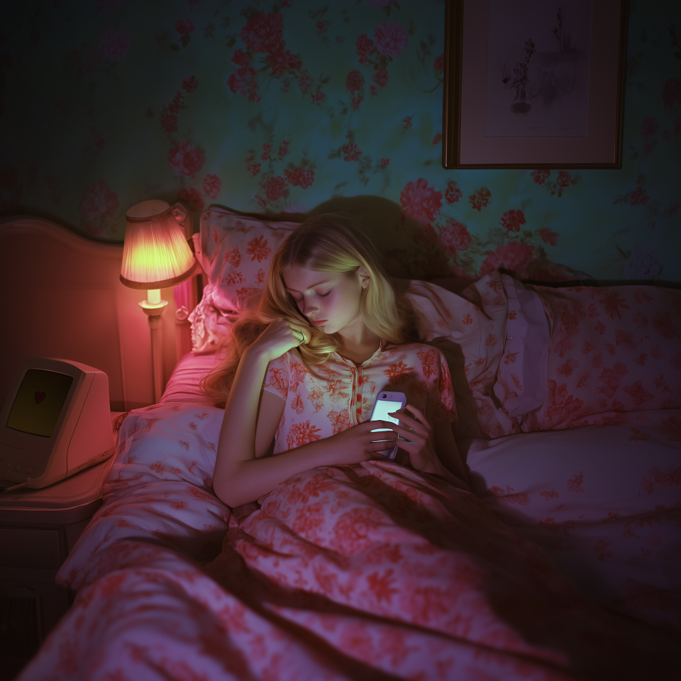 Anika Meier "Katie (A Girl Online)", AI Generation, 2025