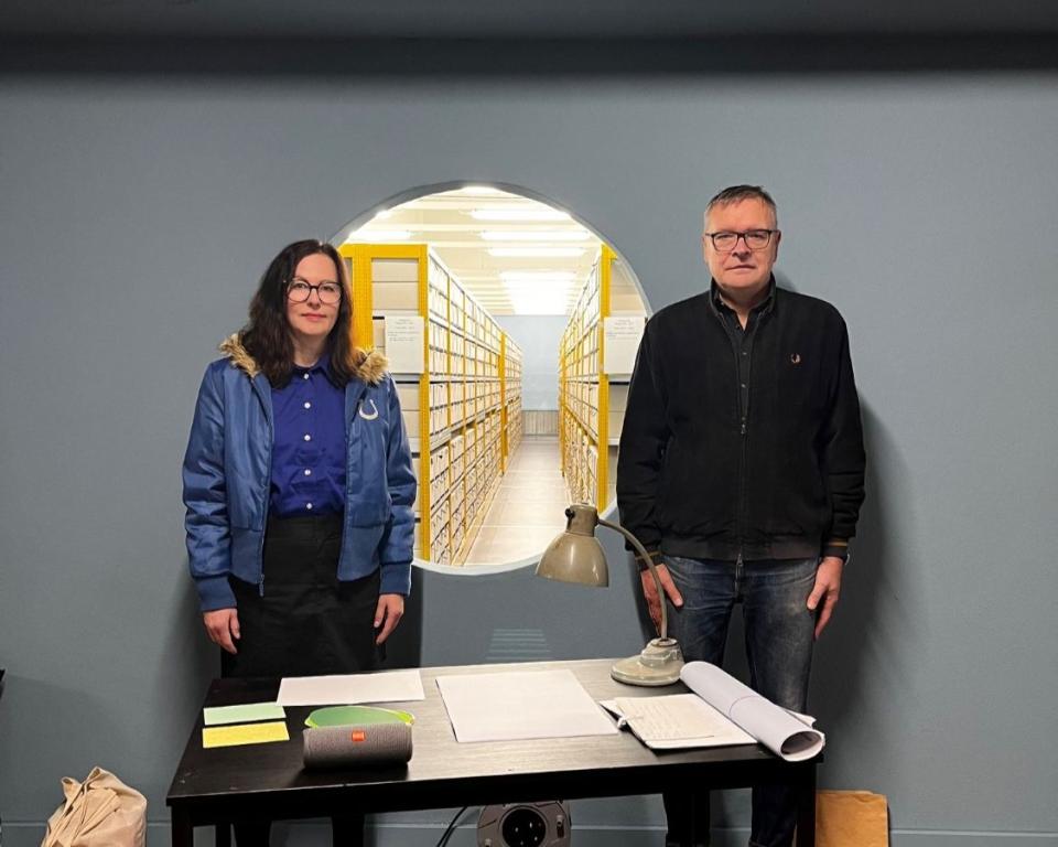 Von links: Beate Düber und Jan Kummer 