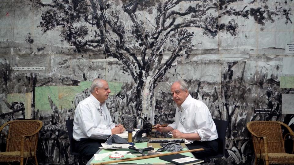 William Kentridge "Self-Portrait as a Coffee Pot", 2024