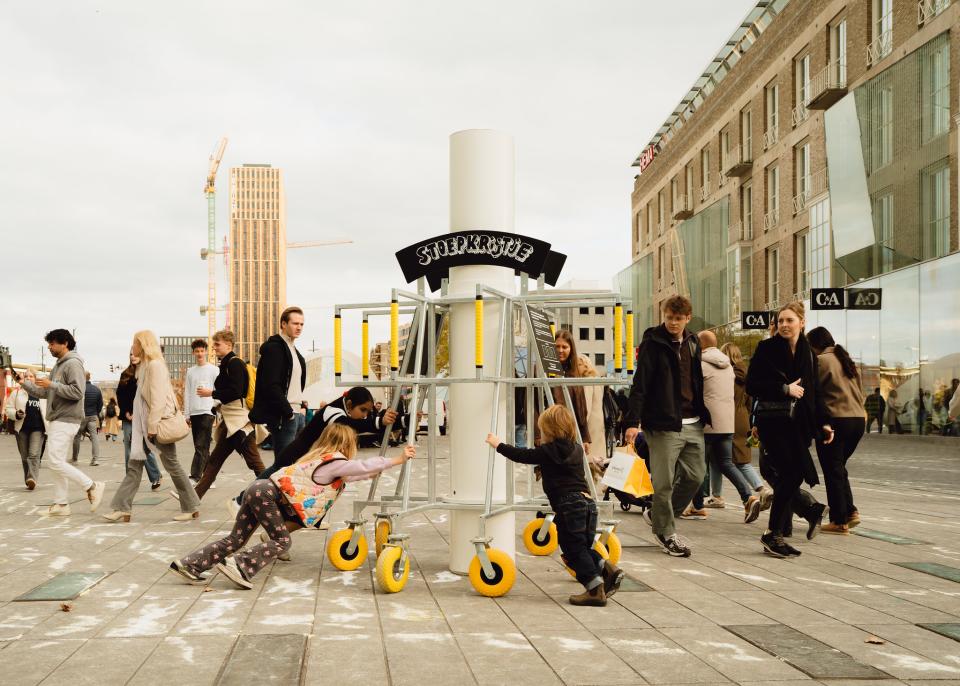 Aktion "Krijt Je Rijk" zur Dutch Design Week in Eindhoven