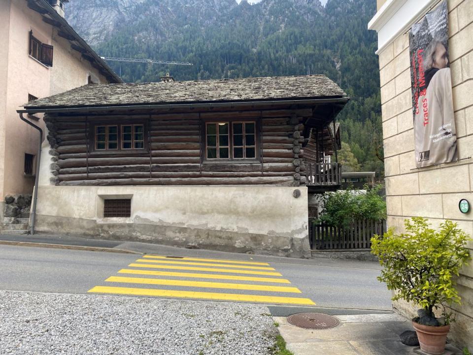 Das Haus der Familie in Stampa heute