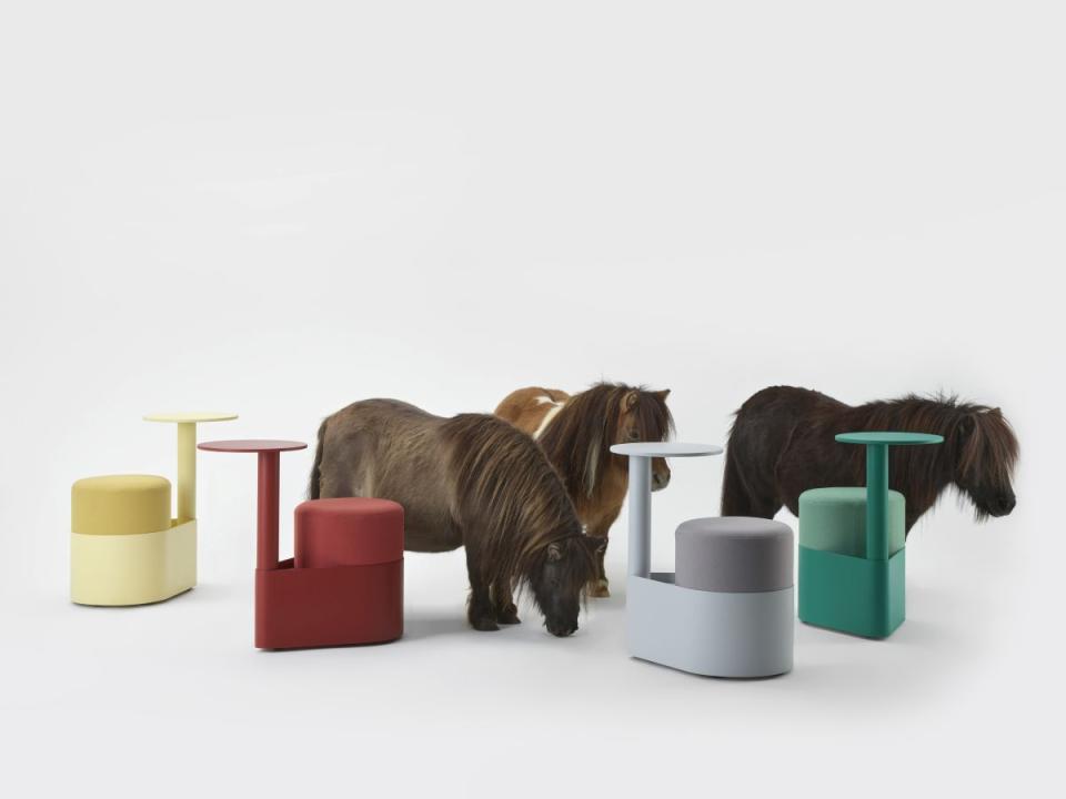 "pony®": Mobile Sitz-Tisch-Kombination